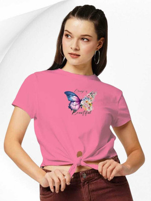 HouseOfCommon Casual Printed Women Multicolor Top