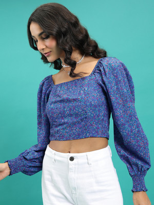 Tokyo Talkies Casual Printed Women Multicolor Top
