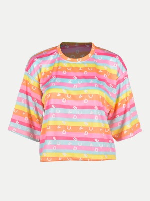 radprix Casual Striped Women Multicolor Top