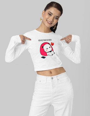 VEKTEK Casual Graphic Print Women White, Multicolor Top