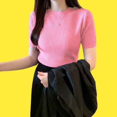 FENDURA Casual Solid Women Pink Top