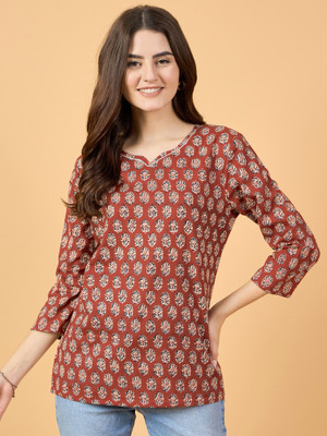 Neesh Casual Floral Print Women Multicolor Top
