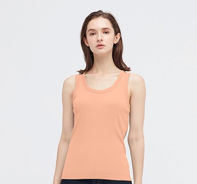 Mebroni Casual Solid Women Orange Top