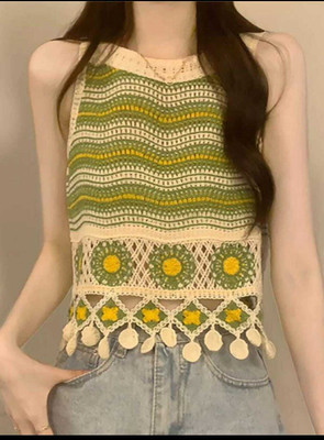 Epicedesigns Casual Solid Women Green Top