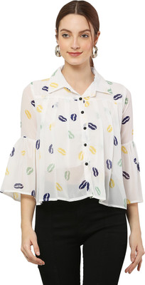 REESE Casual Printed Women Multicolor Top