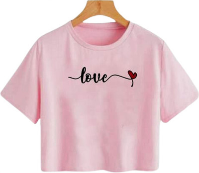 LOVO Casual Printed Women Pink Top
