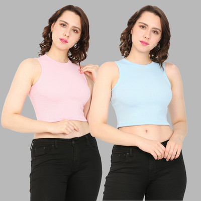 MYO Casual Solid Women Multicolor Top