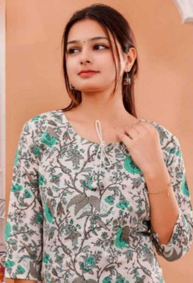 SL CREATION Casual Floral Print Women Multicolor Top