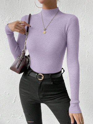 Trendystar Casual Self Design Women Purple Top