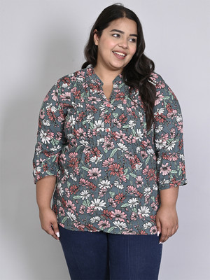 9 impression Casual Printed Women Multicolor Top