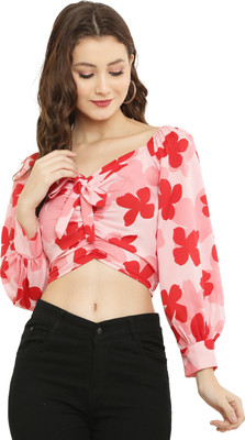 REESE Casual Printed Women Multicolor Top