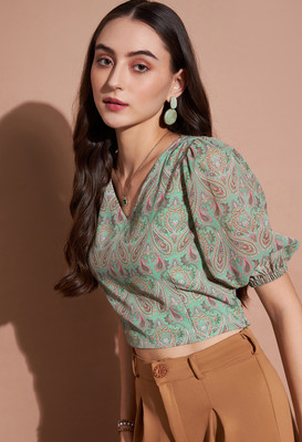 All Yours Casual Printed Women Multicolor Top
