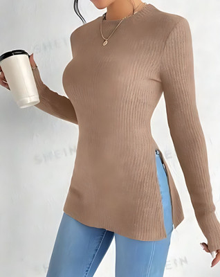 Sovi fashion Casual Self Design Women Beige Top