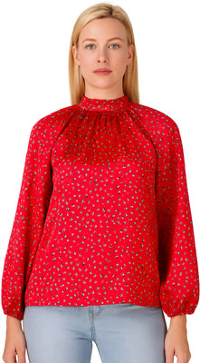 BoheeWohee Casual Printed Women Red Top