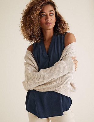 MARKS & SPENCER Casual Printed Women Blue Top