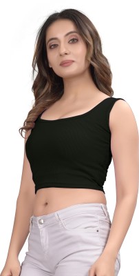 Moye Moye Casual Self Design Women Black Top