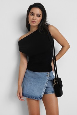 FOREVER 21 Party Solid Women Black Top