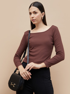 CODE by Lifestyle Casual Solid Women Red Top