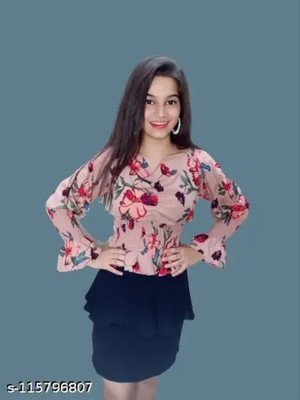 Fasanger Casual Printed Women Multicolor Top