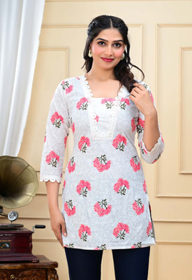 AARTI FASHION Casual Solid Women White Top