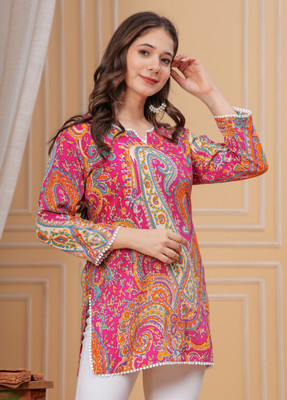 madhyax Casual Printed Women Multicolor Top