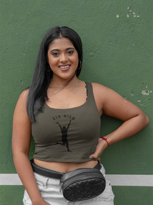 iCKREATE Casual Printed Women Green Top