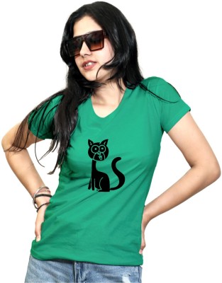 STHULAS Casual Printed Women Green Top