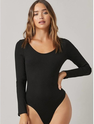 TRENDY ERA Casual Solid Women Black Top