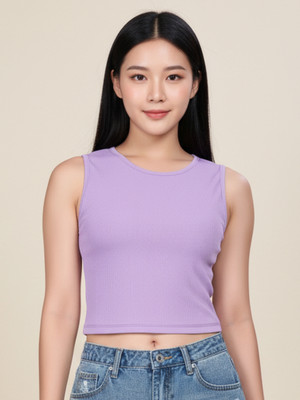 Hercill Party Self Design Women Purple Top