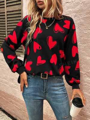 KASHIAN Casual Printed Women Black Top