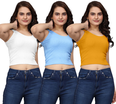 HIRPARA Party Self Design Women Multicolor Top