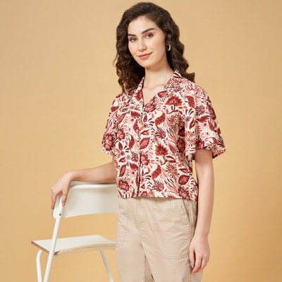 Honey By Pantaloons Casual Printed Women Multicolor Top