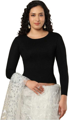 JMB Casual Solid Women Black Top