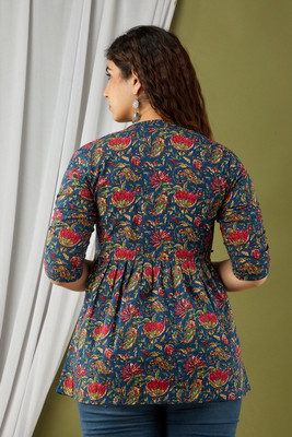 FASHION CLOUD Casual Printed Women Multicolor Top