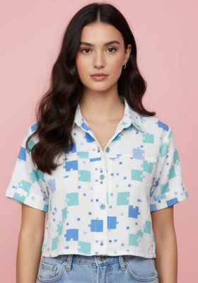 shri creations Casual Geometric Print Women Multicolor Top