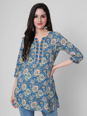 Janakdulari fashion Casual Printed Women Multicolor Top
