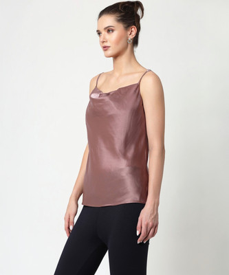 Office & you Casual Solid Women Pink Top