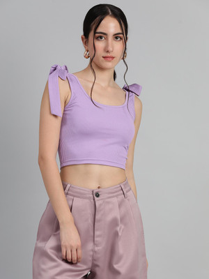 KOTTY Casual Solid Women Pink Top
