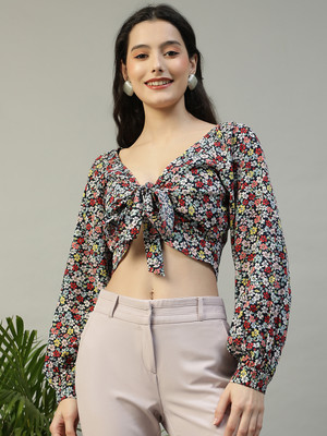 OXOLLOXO Casual Printed Women Multicolor Top