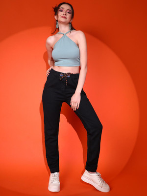 KOTTY Casual Solid Women Blue Top