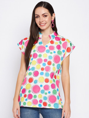 BRINNS Casual Printed Women Multicolor Top