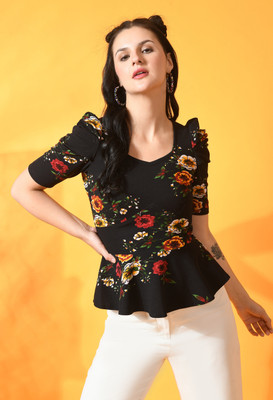 IUGA Party Self Design Women Multicolor Top