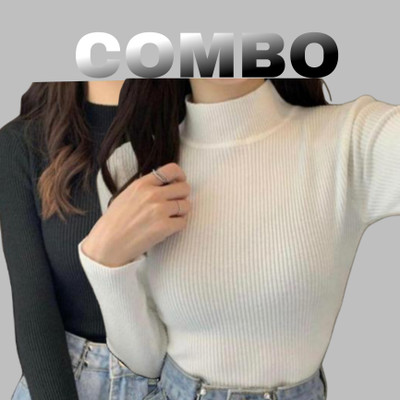 TRENDY ERA Casual Solid Women Multicolor Top