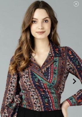 RICH APPAREL Party Printed Women Multicolor Top