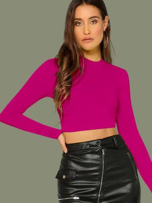 Dream Beauty Fashion Casual Solid Women Pink Top