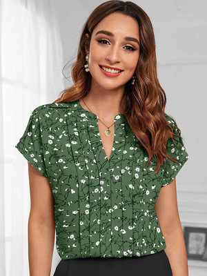 CORSICA Casual Printed Women Yellow Top