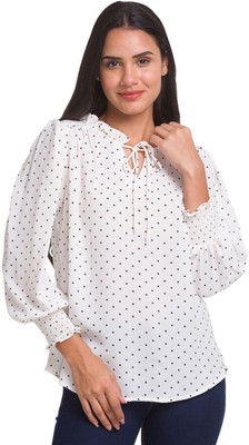 Globus Casual Printed Women White Top