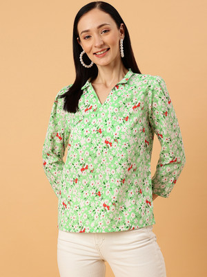 Neesh Casual Printed Women Multicolor Top