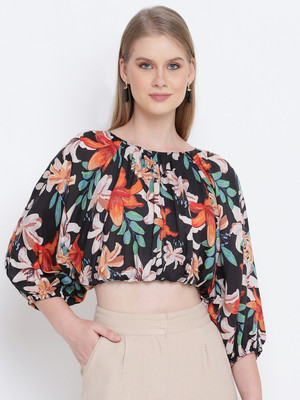 OXOLLOXO Casual Tie & Dye Women Multicolor Top