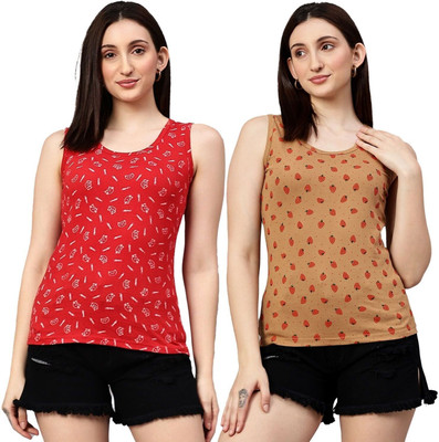 UNFLD Casual Printed Women Multicolor Top
